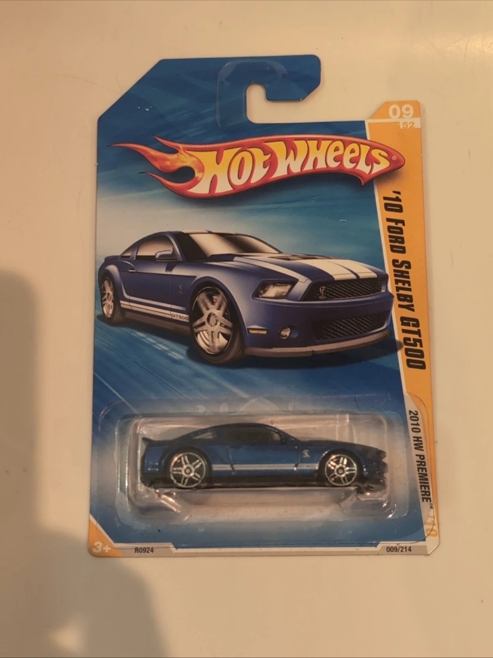 Hot Wheels ‘10 Blue Ford Shelby GT500 2010 HW Premiere